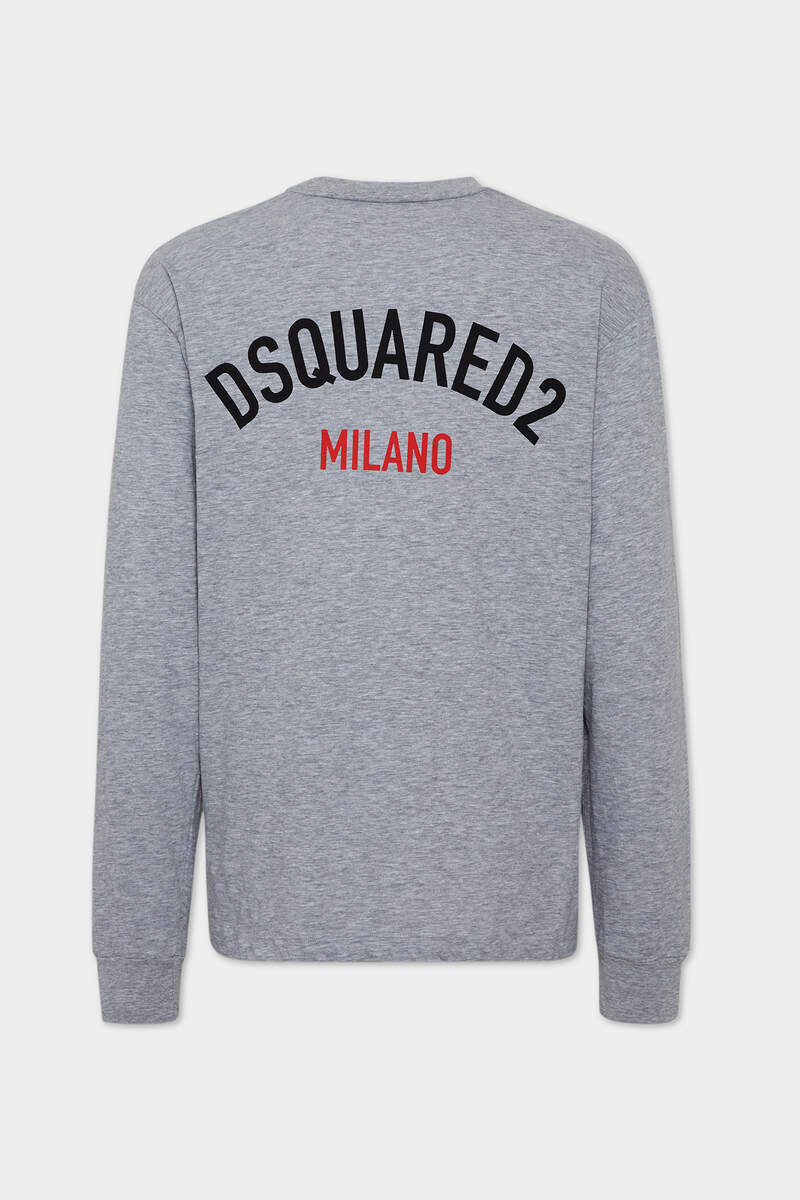 WASH LOOSE FIT D2 MILANO LONG SLEEVE T-SHIRT