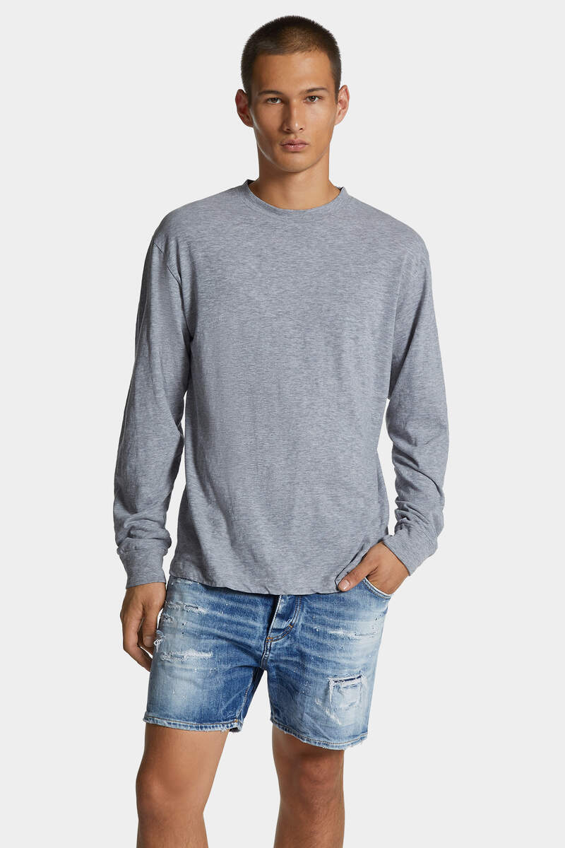 WASH LOOSE FIT D2 MILANO LONG SLEEVE T-SHIRT