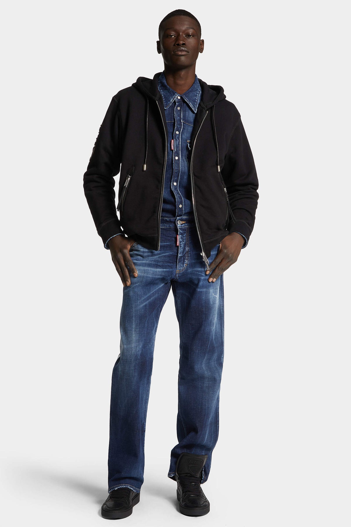 Ducati x D2 Cool Fit Zipped Hoodie
