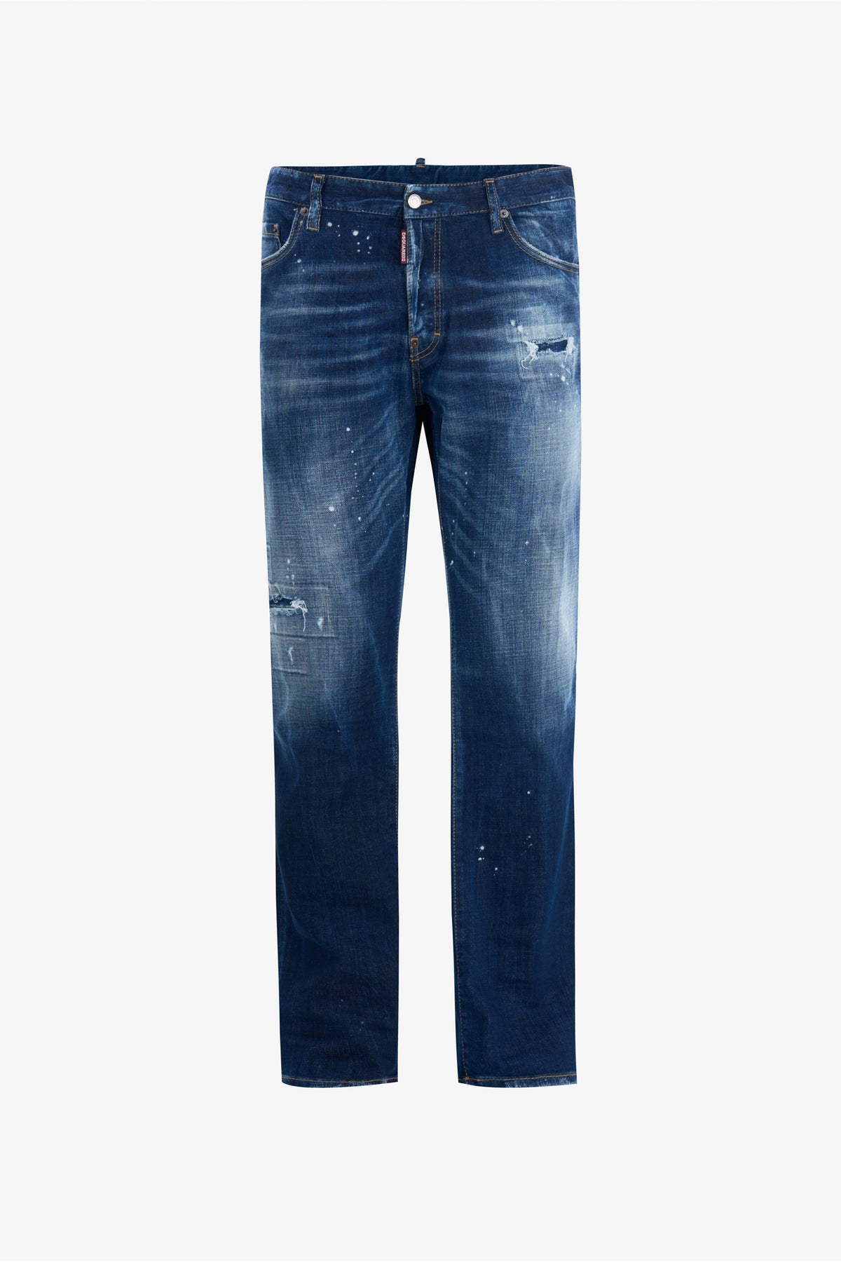 Dark White Sprinkle Wash Roadie Jeans