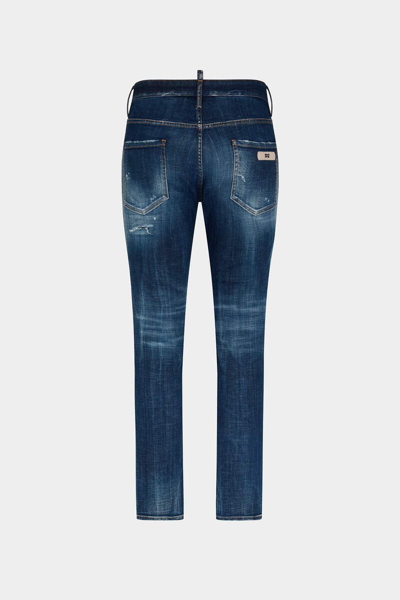 DARK RIPPED CAST WASH COOL GUY JEANS