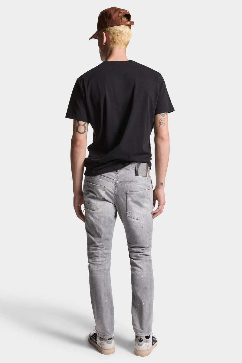 BLUE PEAKS GREY WASH SKATER JEANS