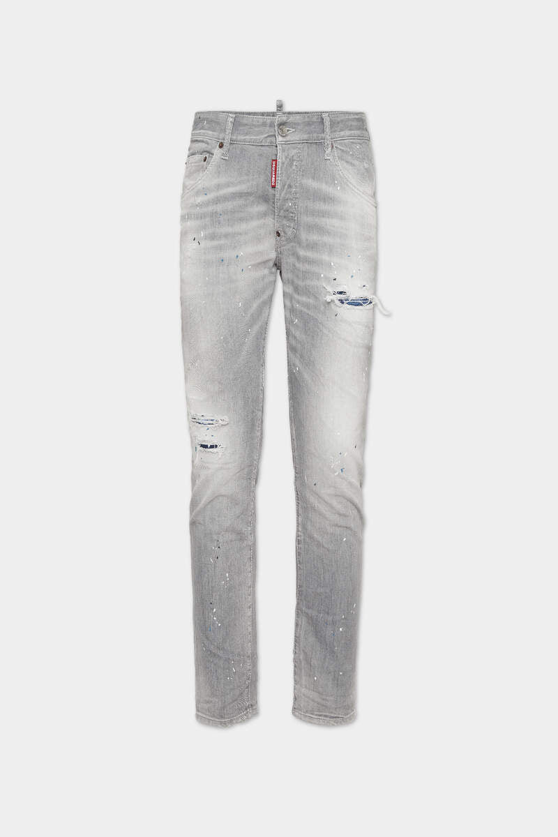 BLUE PEAKS GREY WASH SKATER JEANS