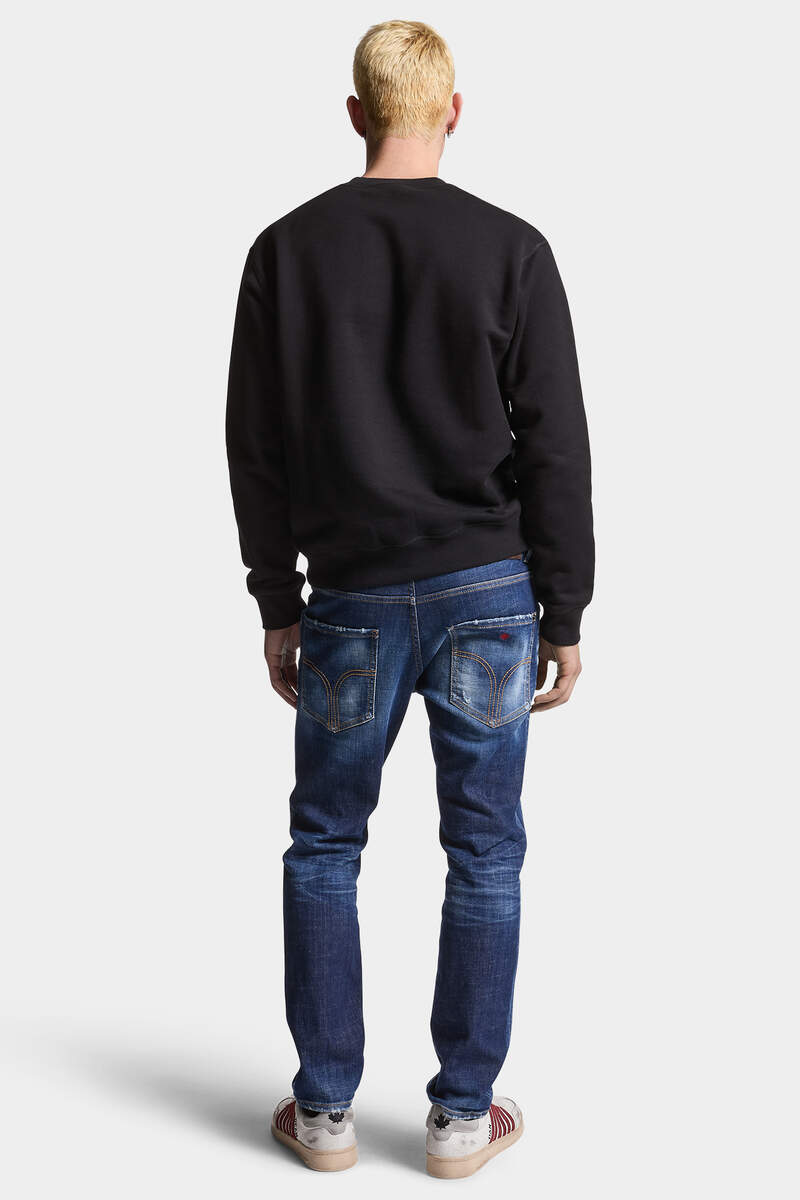 DARK BASIC WASH SKATER JEANS