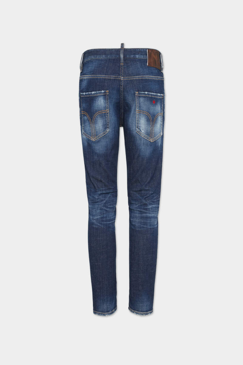 DARK BASIC WASH SKATER JEANS