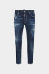 Dark Blue Wash Skater Jeans