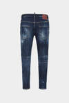 Dark Blue Wash Skater Jeans