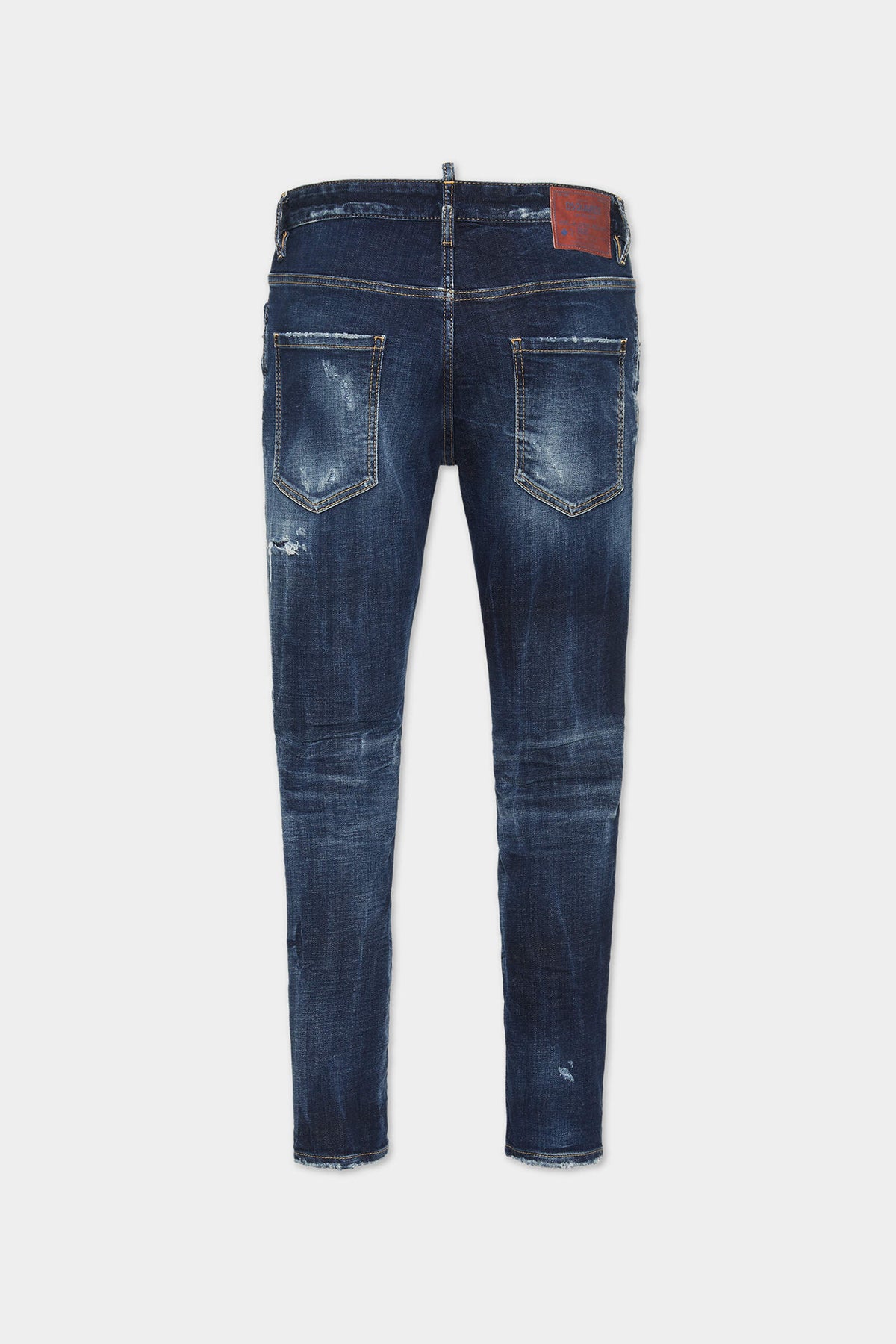 Dark Blue Wash Skater Jeans