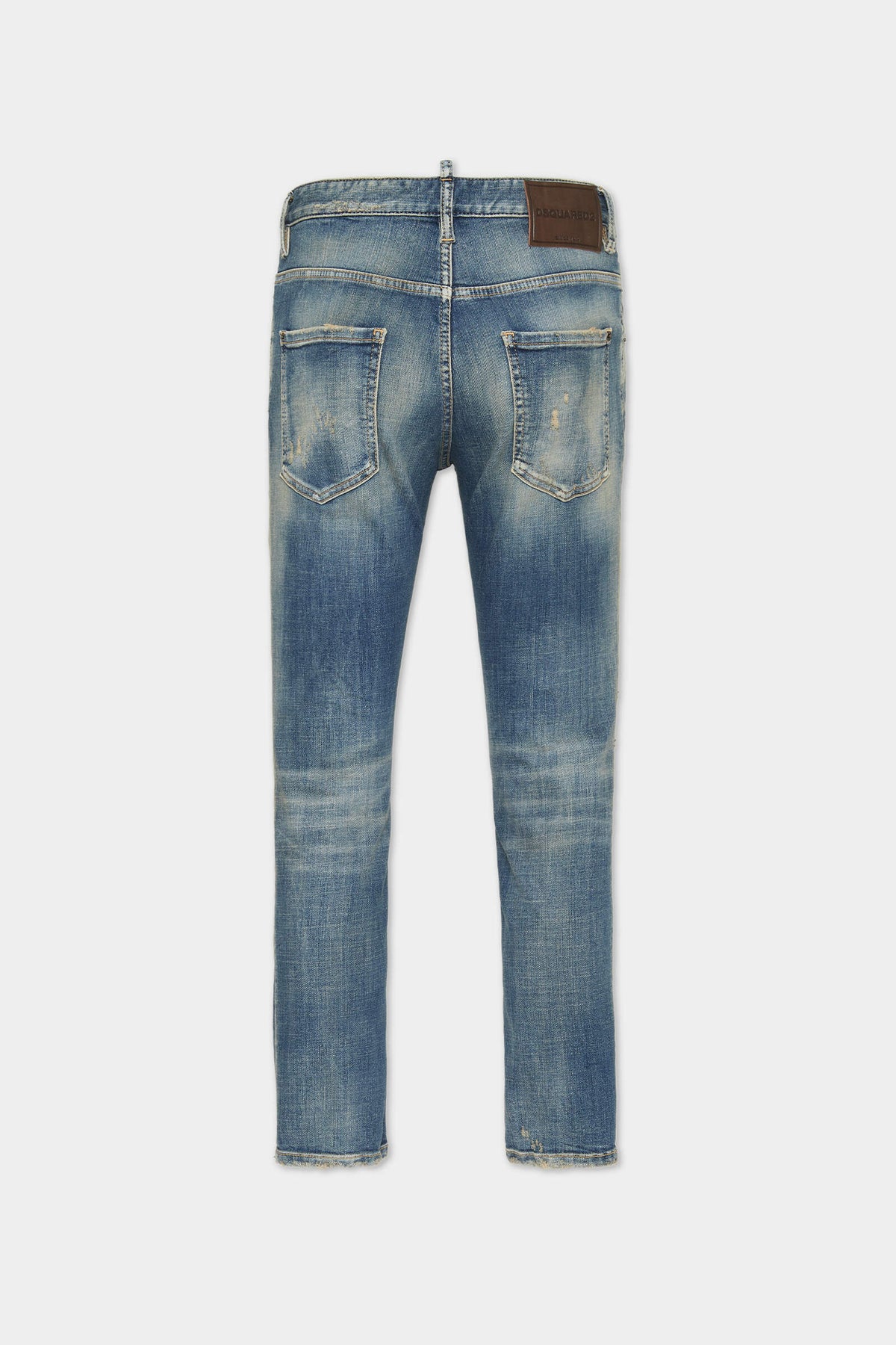 Medium Sandy Wash Skater Jeans