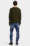 Medium Ripped Wash Cool Guy Mini Front Jeans