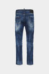 Medium Ripped Wash Cool Guy Mini Front Jeans
