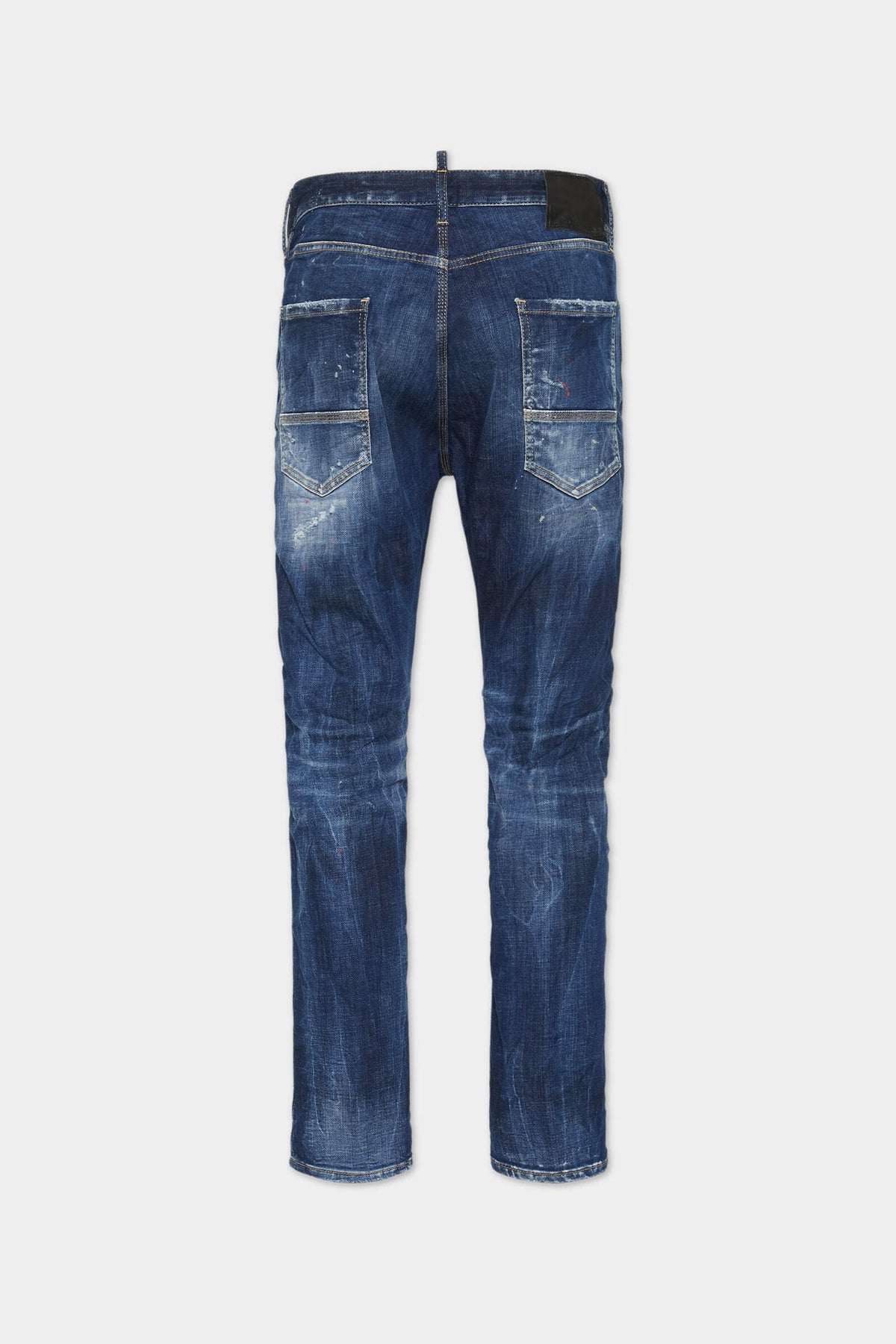 Medium Ripped Wash Cool Guy Mini Front Jeans