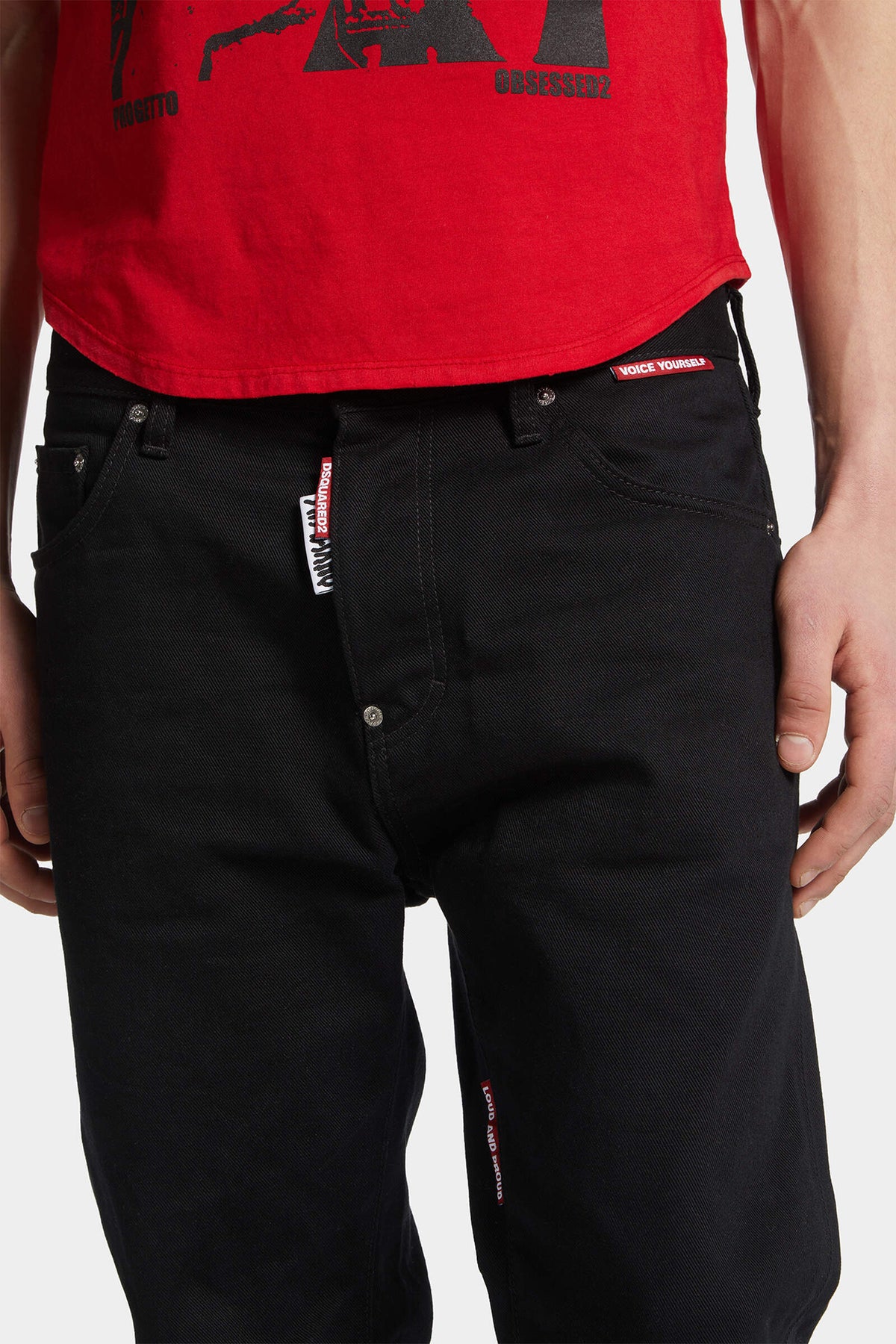 Magliano X D2 Black Dyed Protesta 642 Jeans