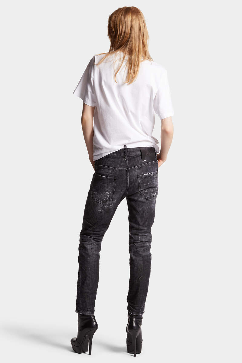 BLACK CLOUD WASH COOL GIRL JEANS