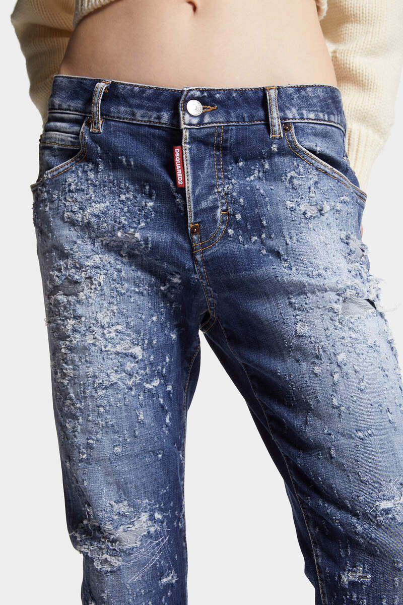 MEDIUM WOOD WORM WASH COOL GIRL JEANS