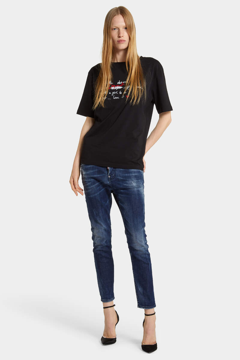 DARK MILKY WAY WASH COOL GIRL JEANS