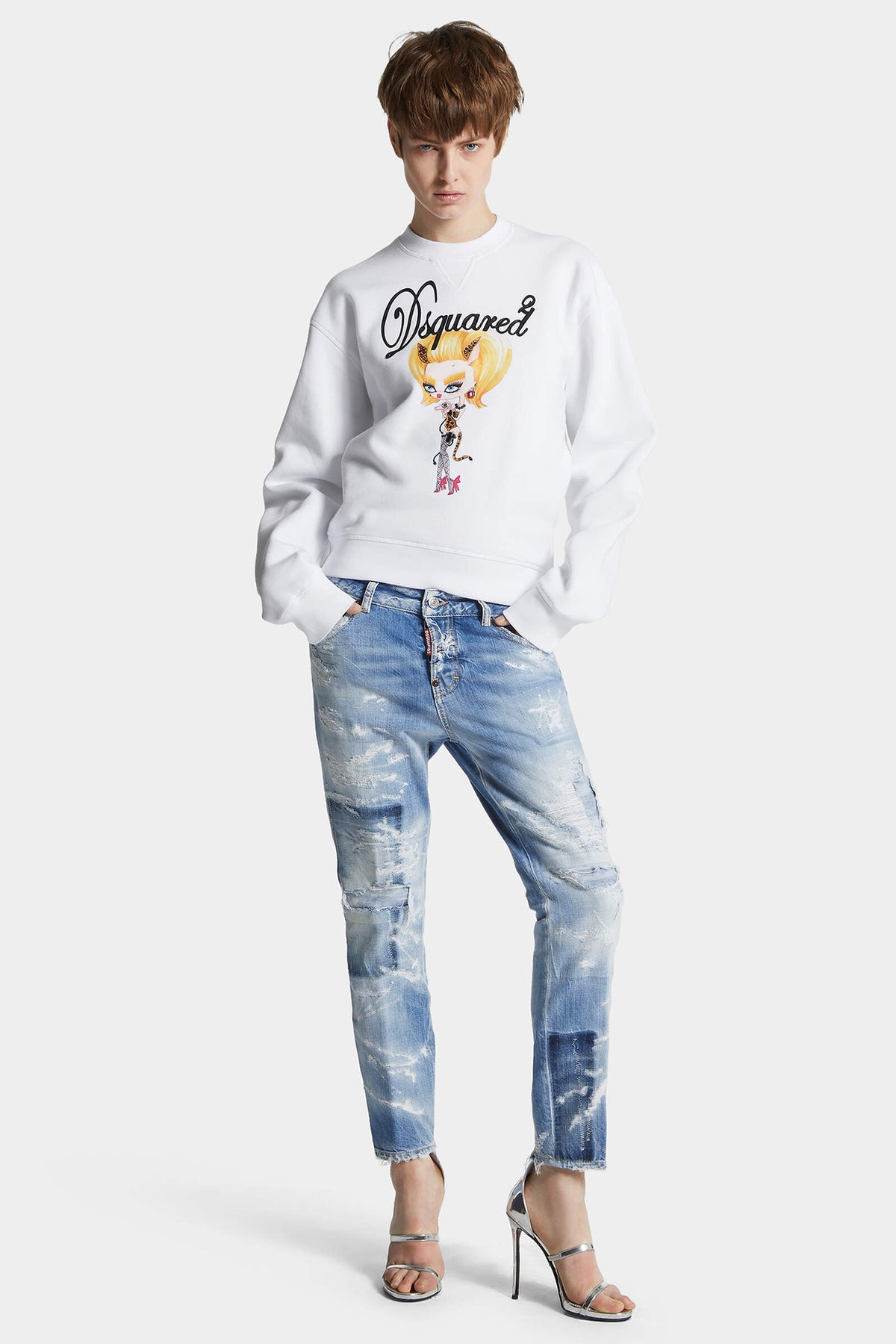 Light Ripped Wash Cool Girl Jeans