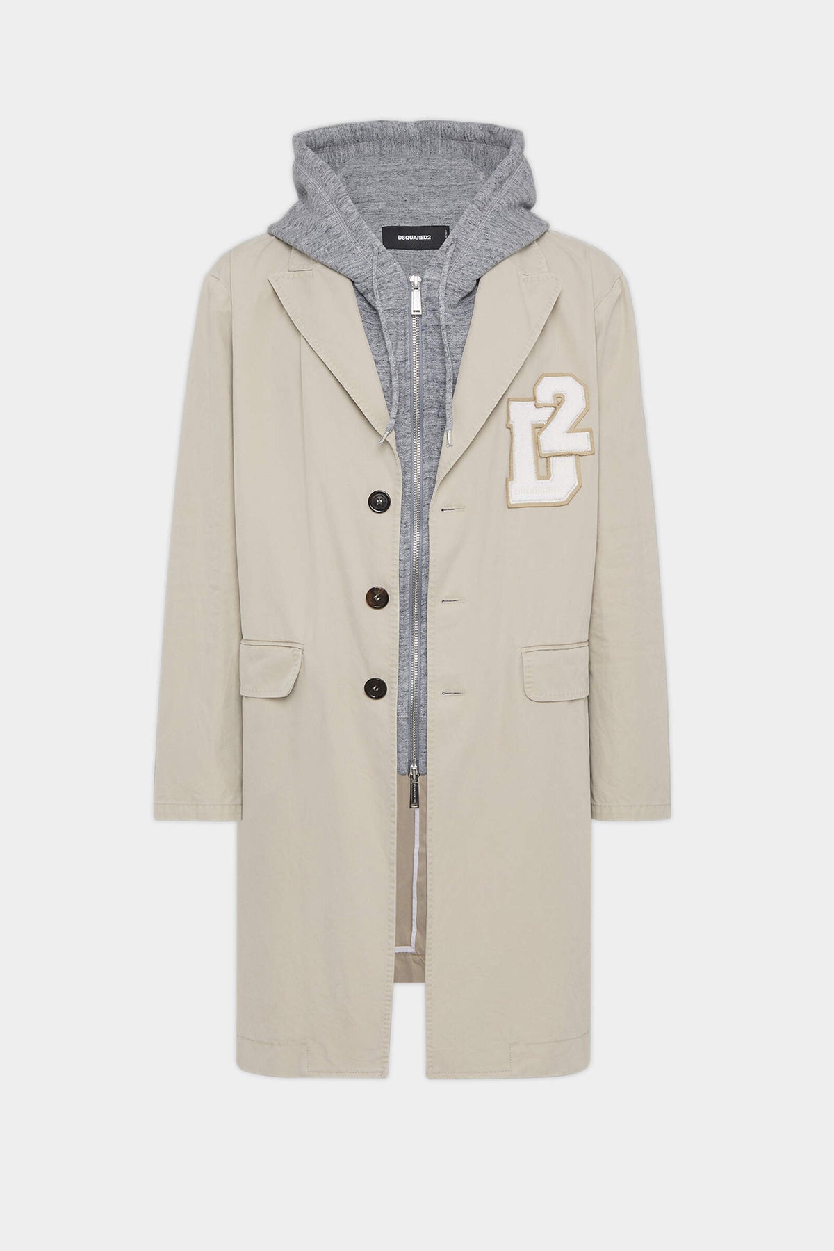 Hooded Washed Coat