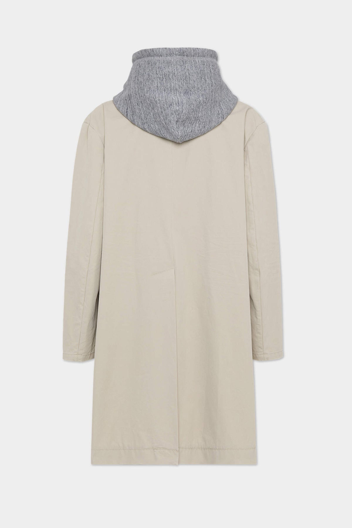 Hooded Washed Coat
