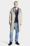 Hooded Washed Coat