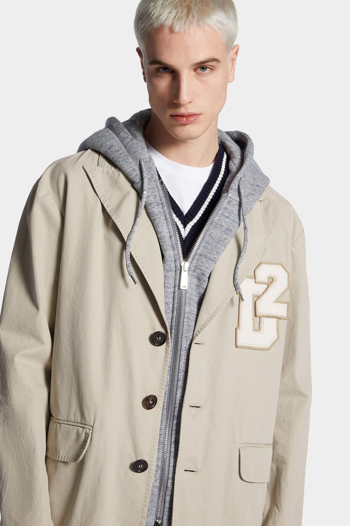 Hooded Washed Coat