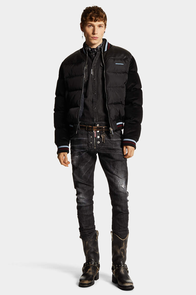 MIXED PUFFER BOMBER