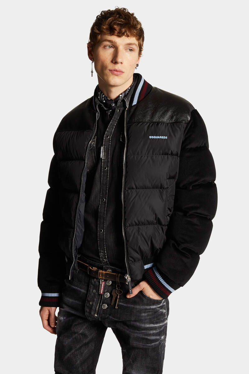 MIXED PUFFER BOMBER