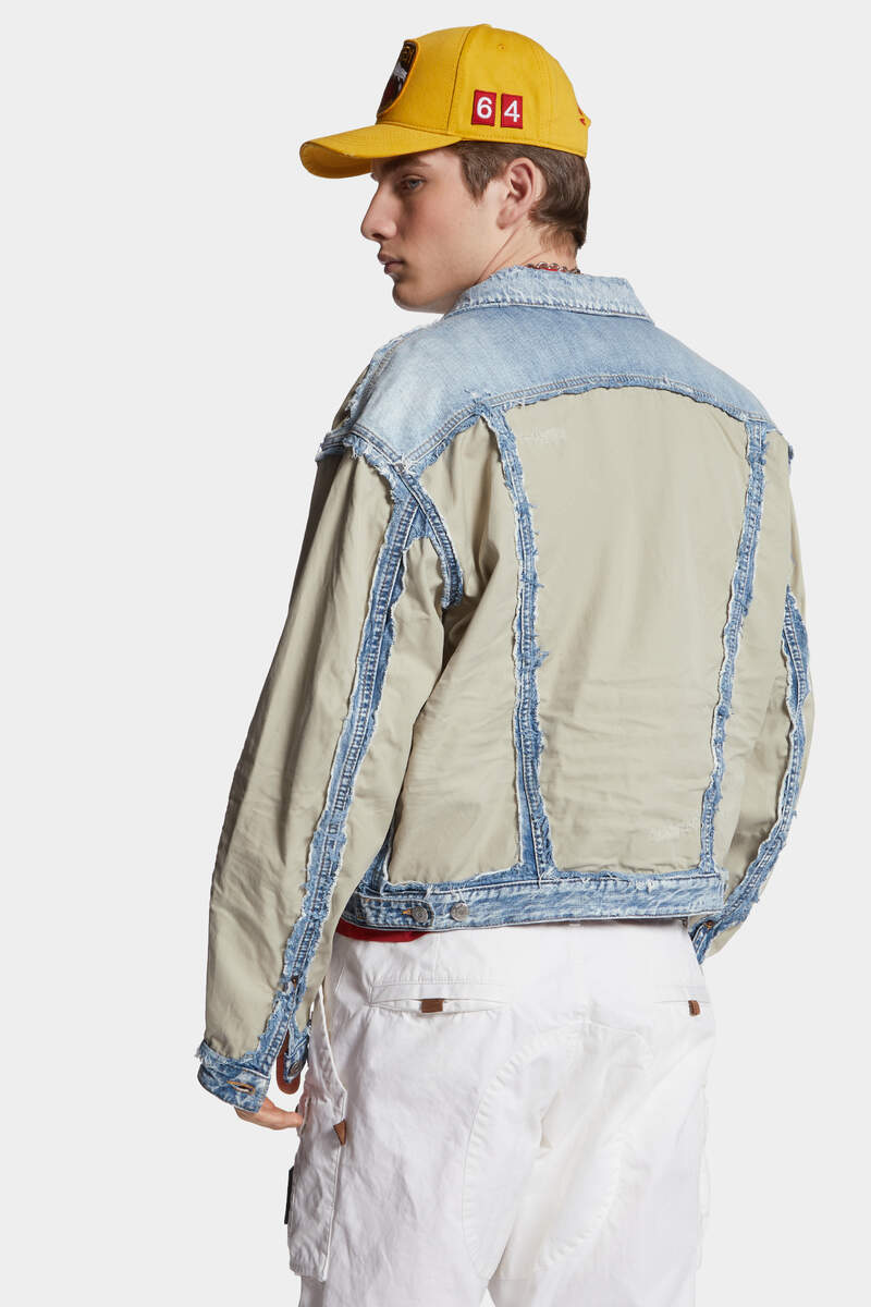 SUPER RIPPED MIXED JACKET