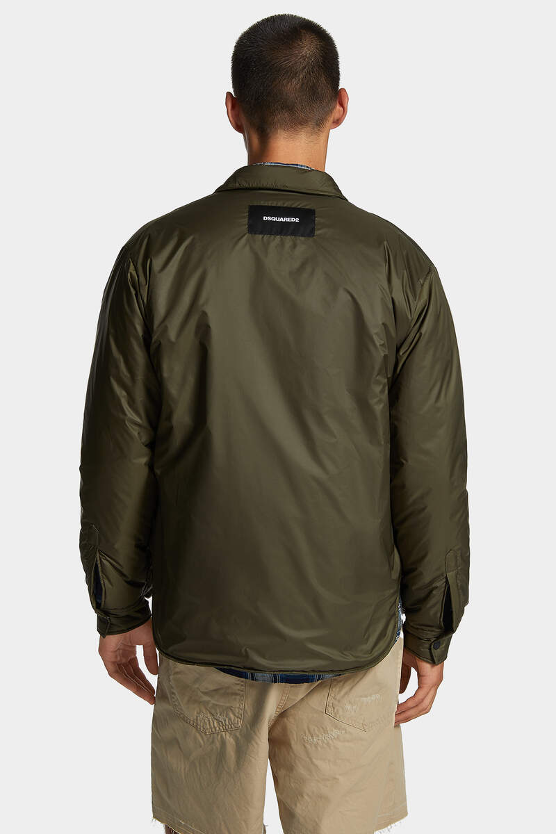 MILITARY LIGHT PUFFER SHIRT