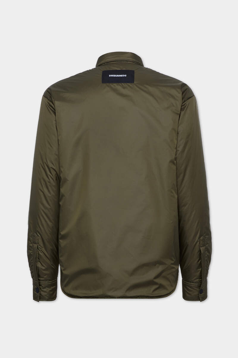 MILITARY LIGHT PUFFER SHIRT