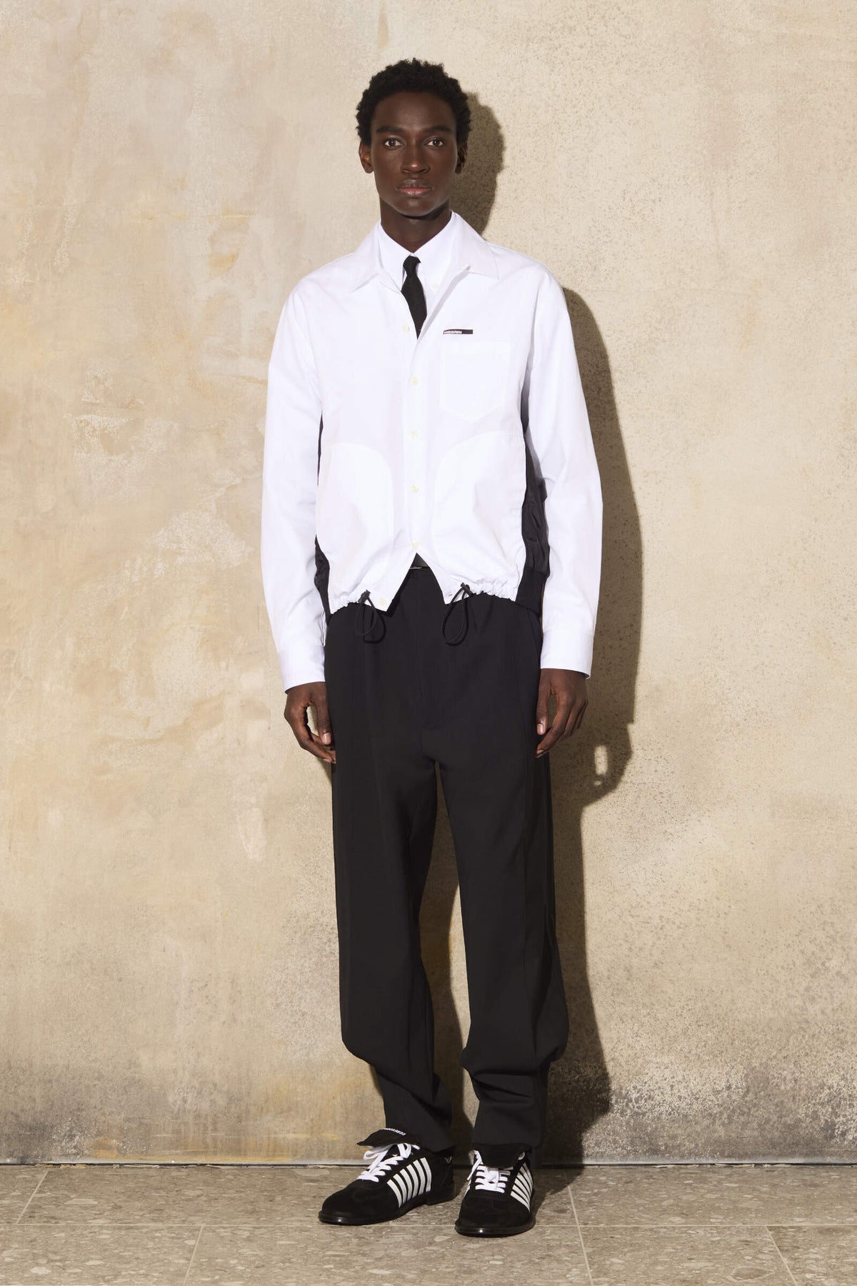 Drawstring Hybrid Shirt