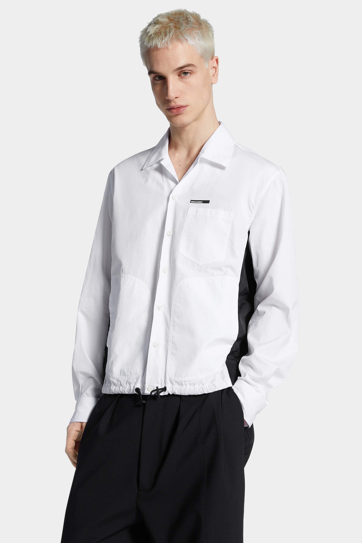 Drawstring Hybrid Shirt
