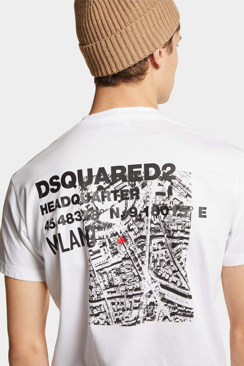 CERESIO MAP COOL FIT T-SHIRT