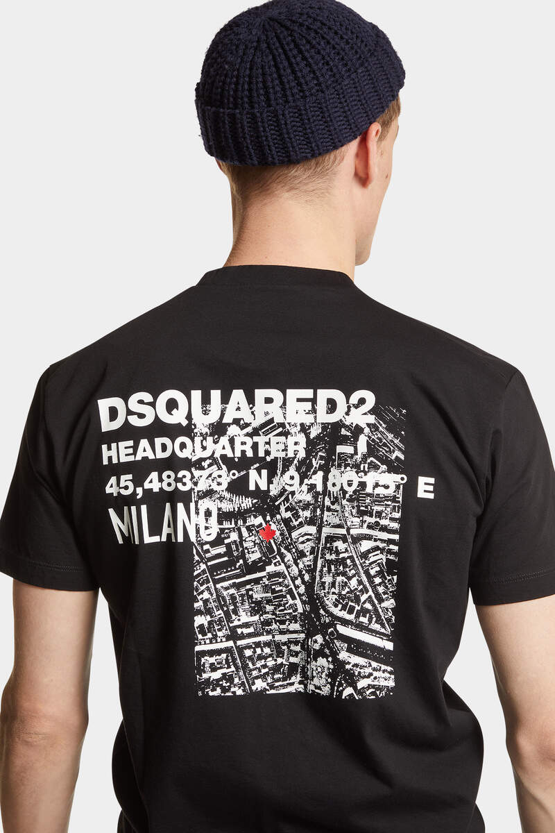 CERESIO MAP COOL FIT T-SHIRT