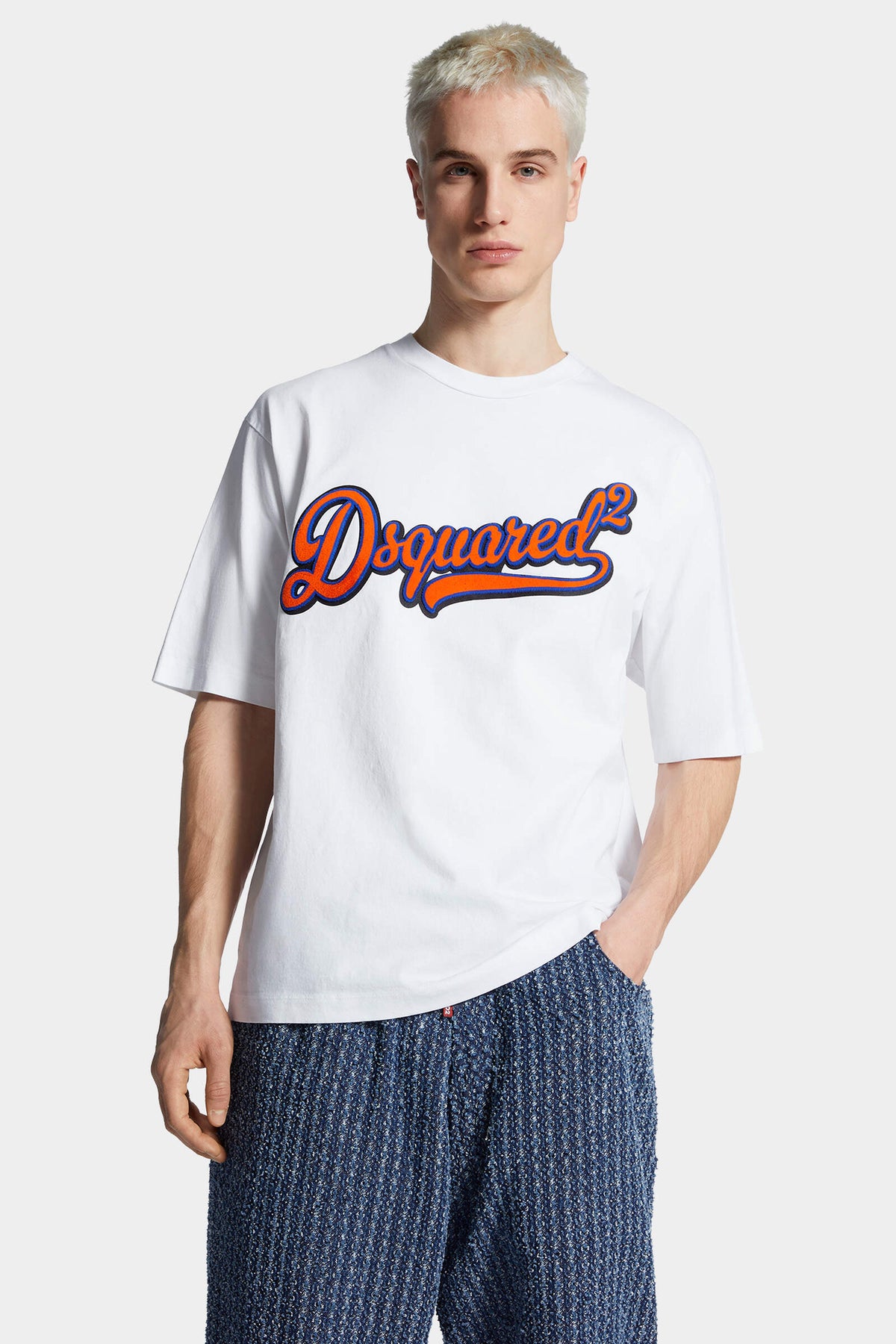 Loose Fit Sponge Patch T-Shirt