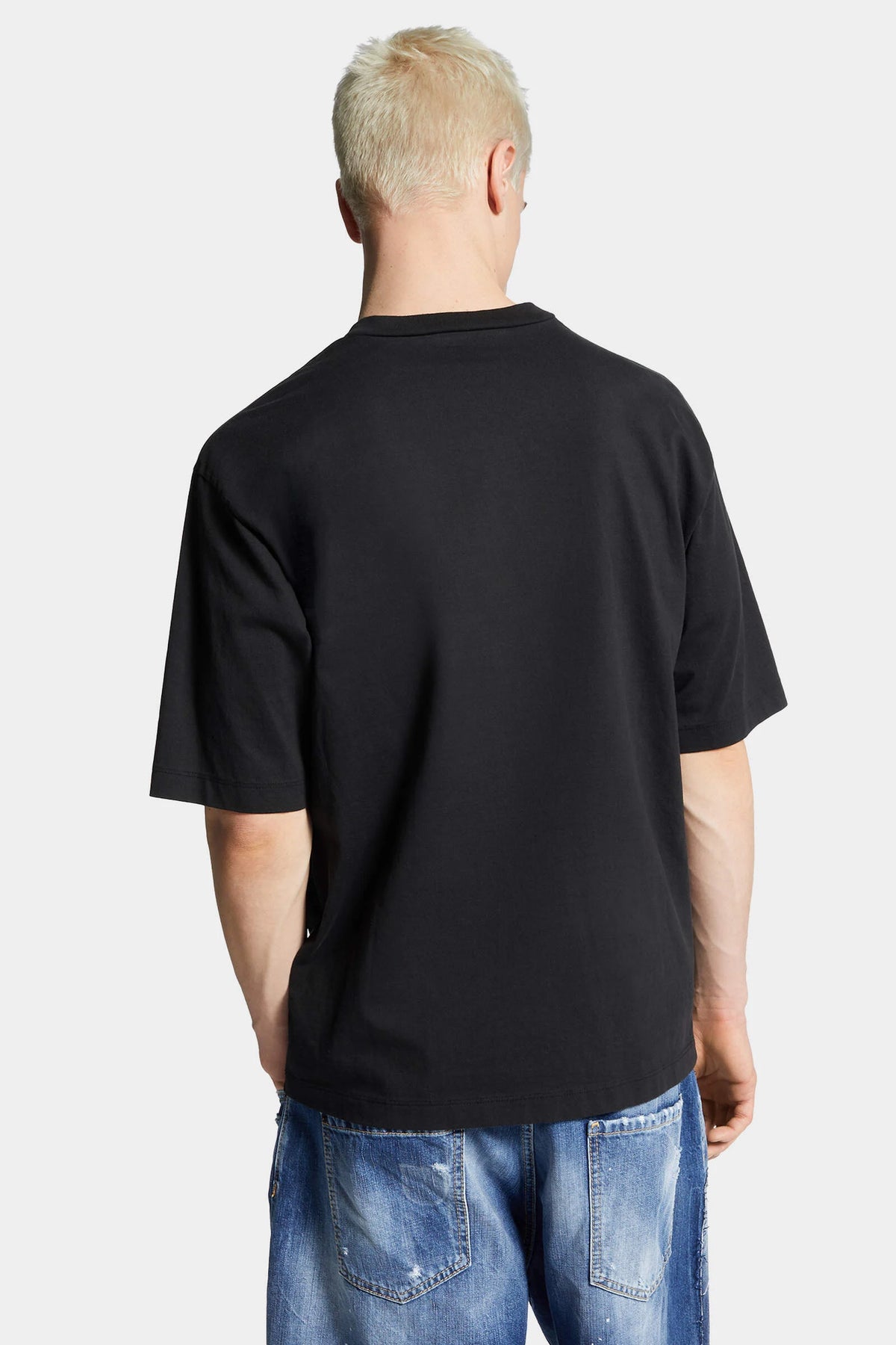 Loose Fit Sponge Patch T-Shirt