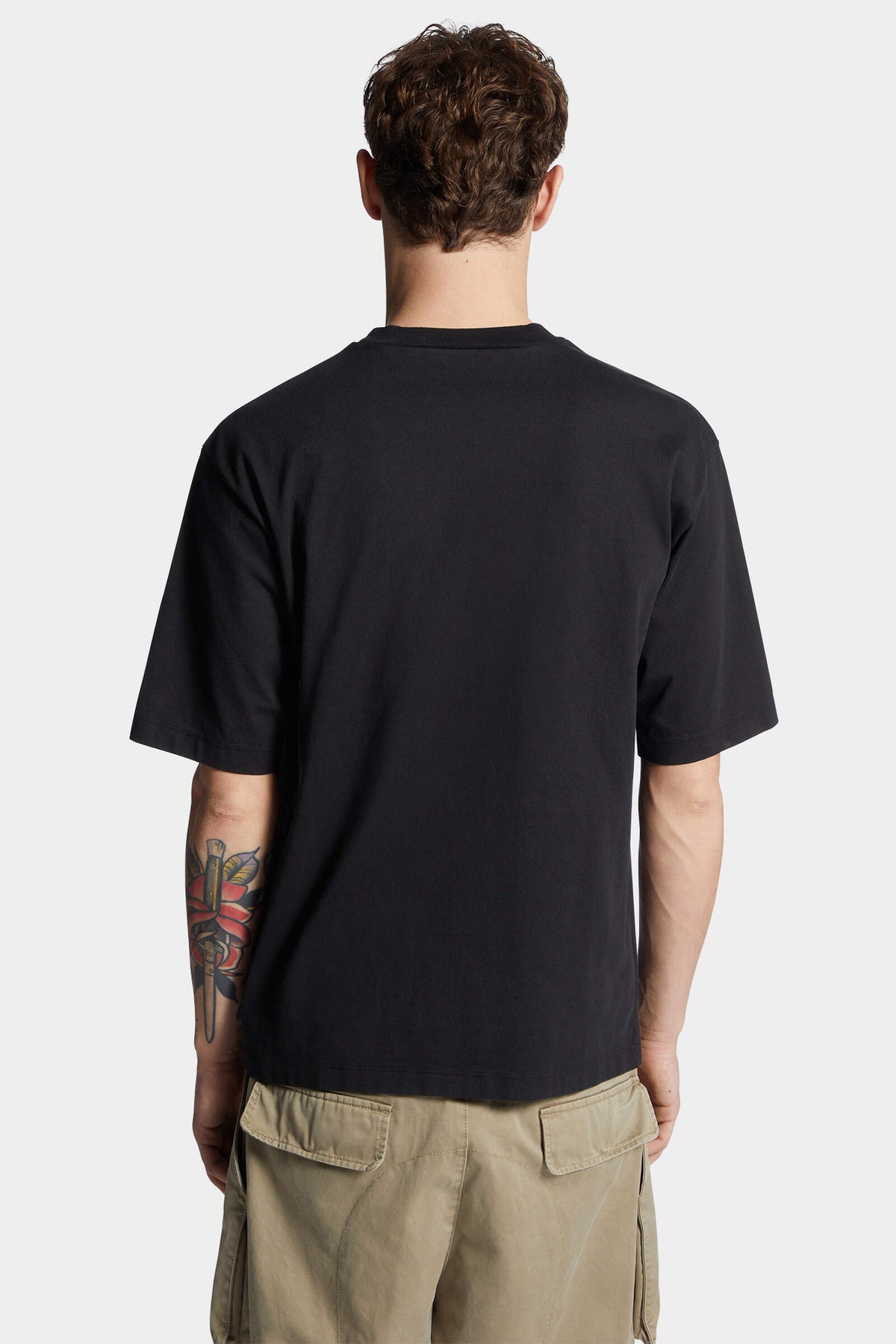 Loose Fit Raised Print T-Shirt