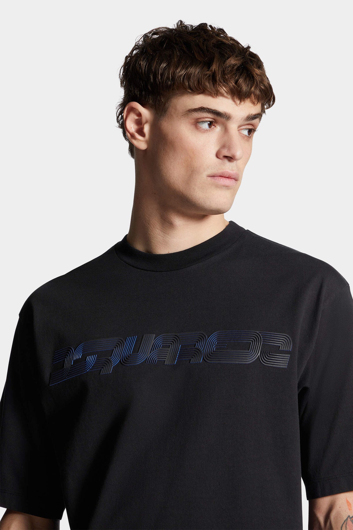 Loose Fit Raised Print T-Shirt