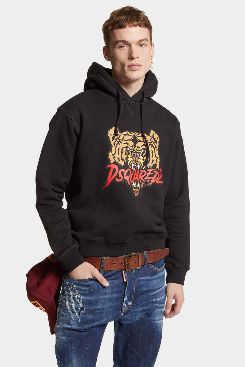 DSQUARED2 帽T BEAR LOGO COOL FIT HOODIE SWEATSHIRT – YC