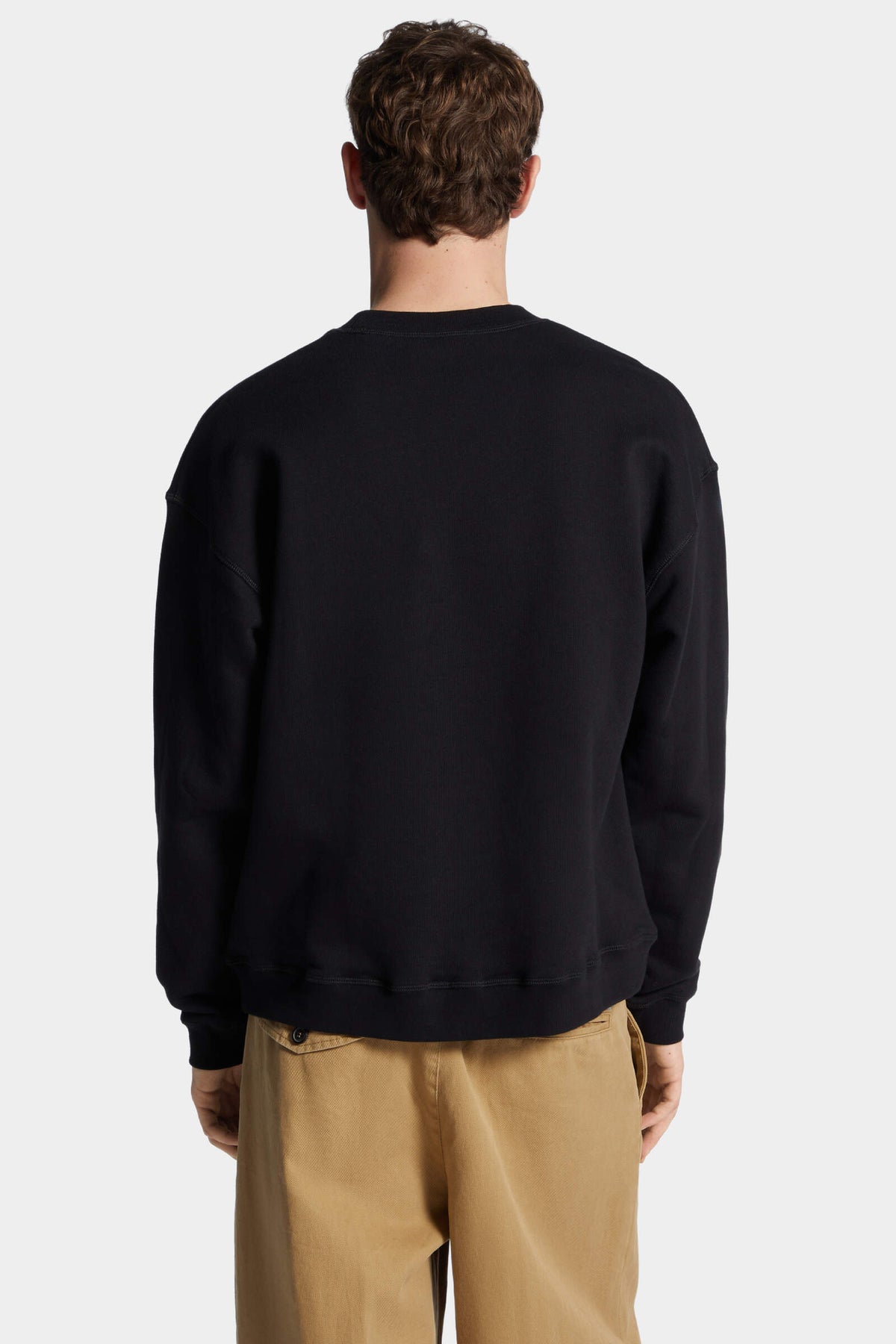 Relax Fit Tactile Logo Crewneck