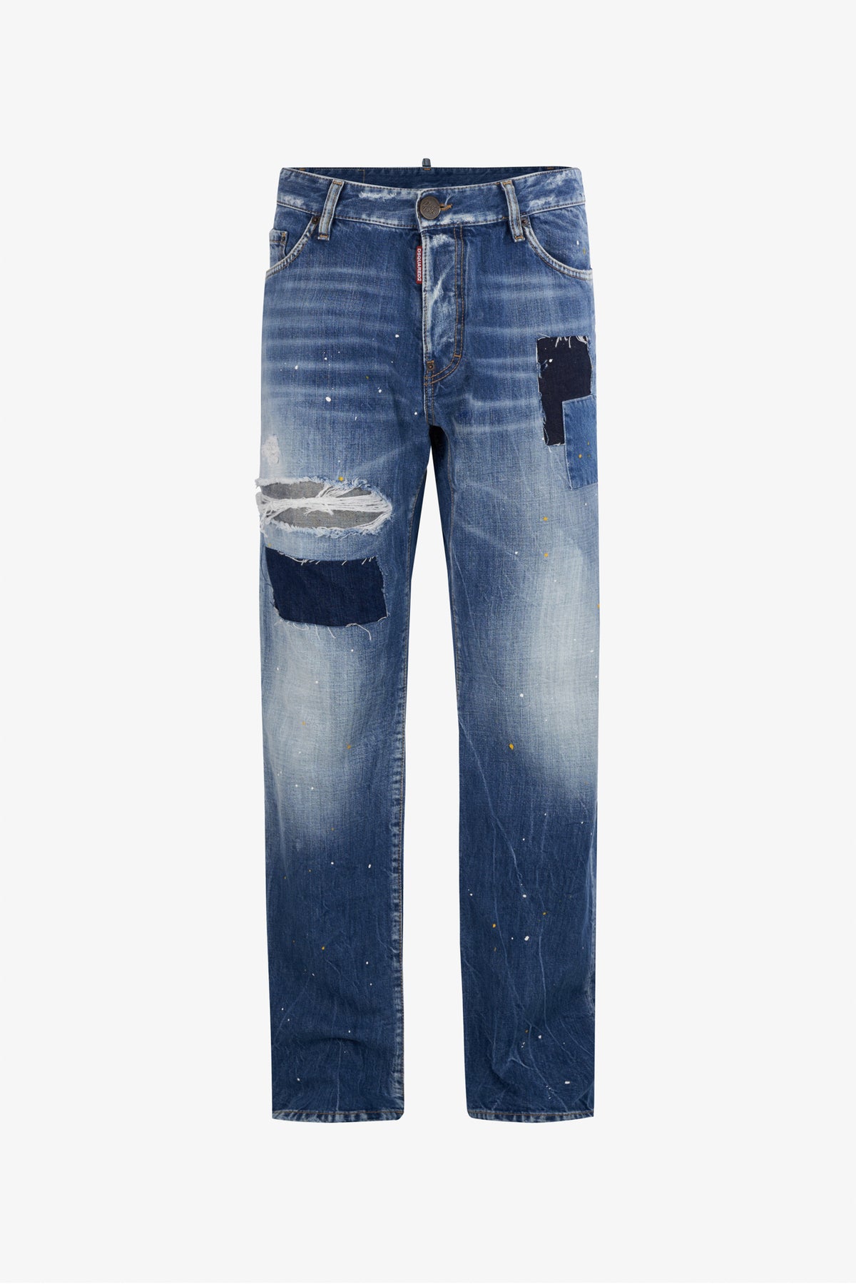 MEDIUM PATCH WASH ROADIE JEANS