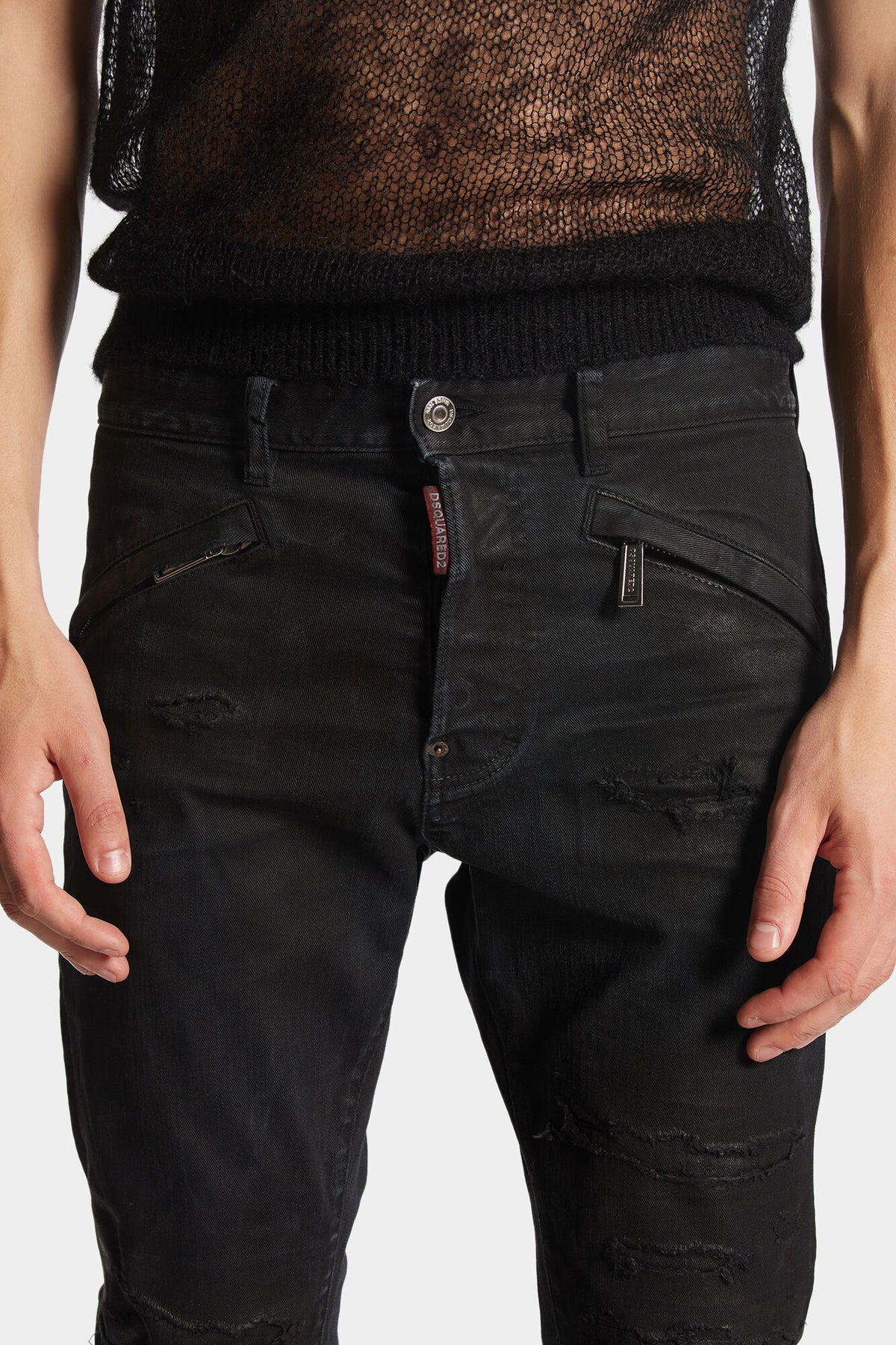 BLACK BULL RIPPED WASH COOL GUY JEANS