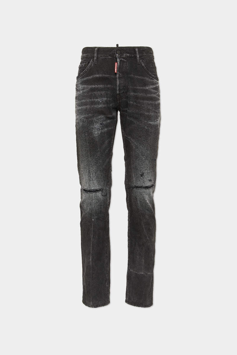 BLACK WARP WASH COOL GUY JEANS