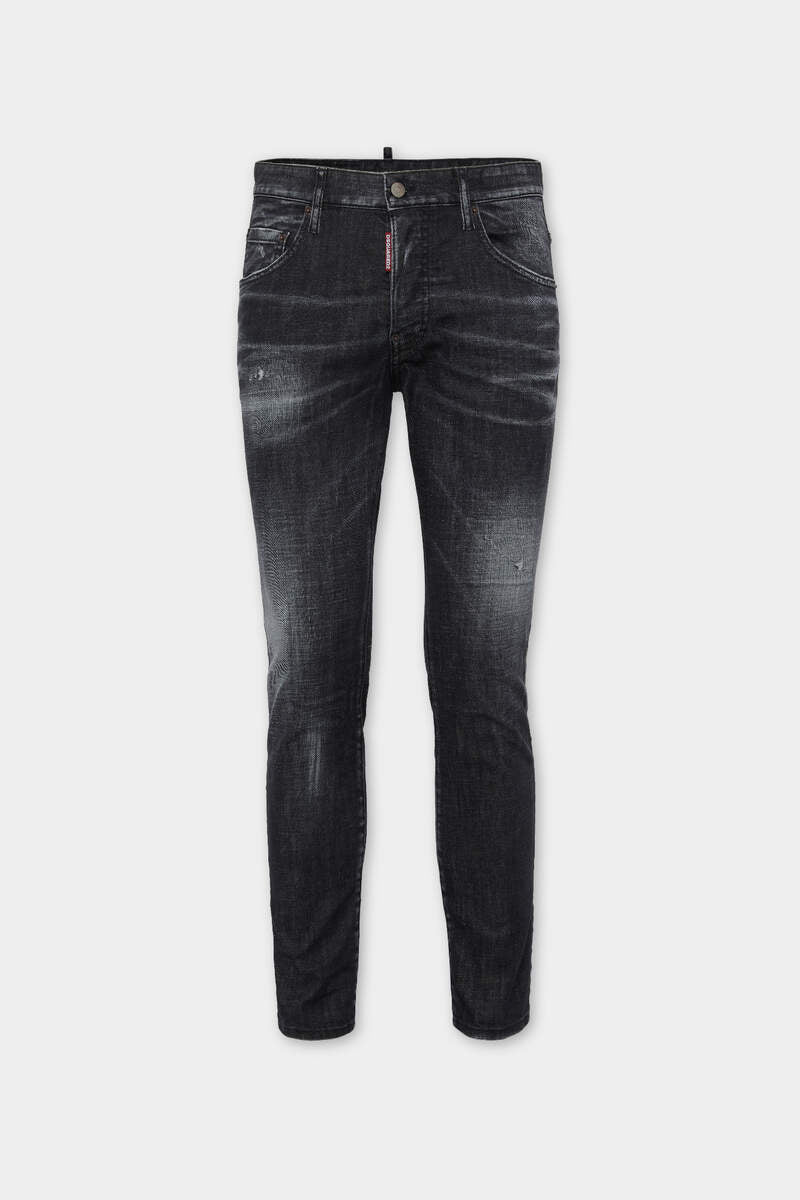 BLACK EASY WASH SKATER JEANS