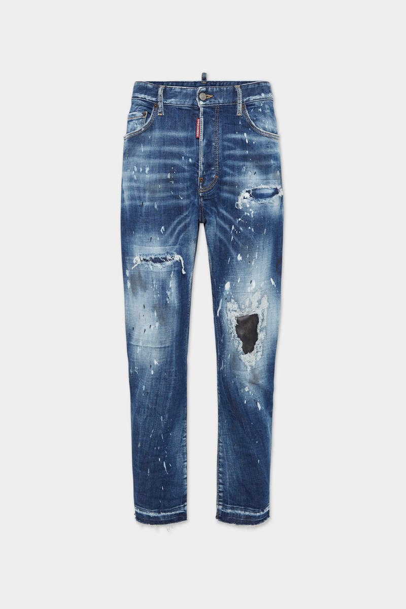 MEDIUM RIPPED WASH BRO JEANS