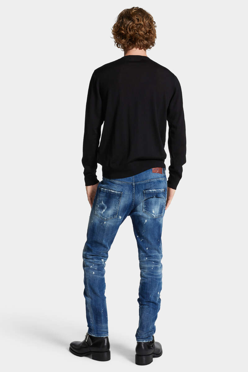 MEDIUM FILO BLU WASH SKATER JEANS