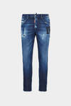 Dark Blue Wash Skater Jeans
