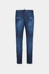 Dark Blue Wash Skater Jeans
