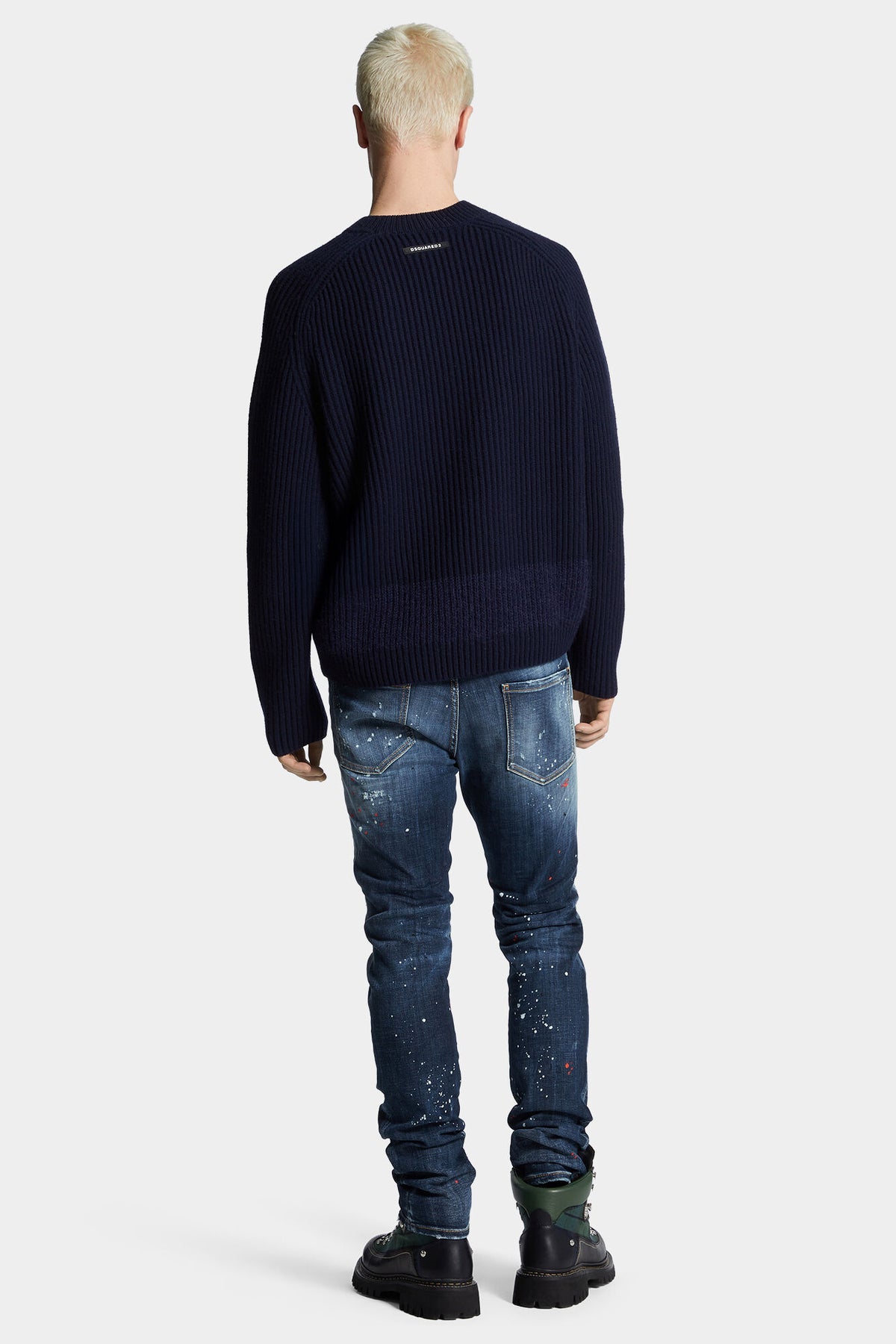 Medium Red Spots Wash Cool Guy Jeans