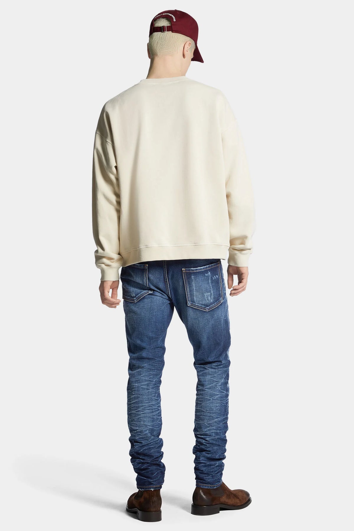 Dark Scratch Wash Cool Guy Jeans